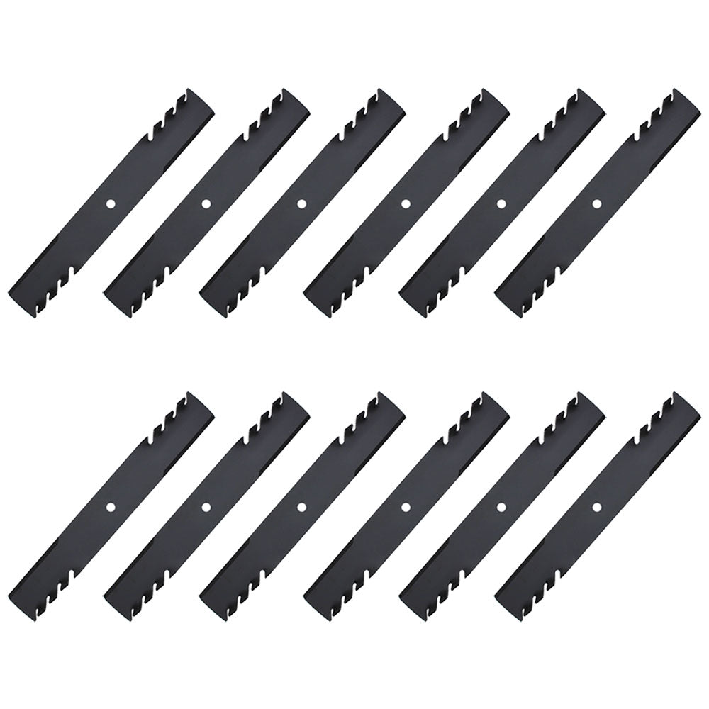 Qty 12: Toothed Blade Fits Bad Boy Replaces 038-6002-00