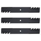 Blades 3-pack fits Gravely 60 Pro Turn 160 260 XDZ Pro Master 260 XDZ 396-807(3)