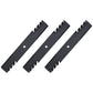 Qty 3: Toothed Blade Fits Exmark Replaces 1-603283
