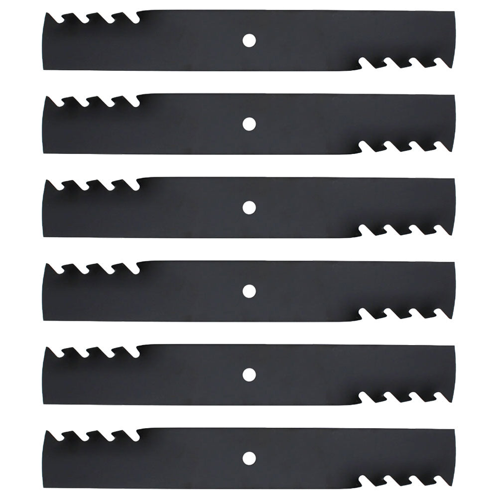 Qty 6: Toothed Blade
 Fits Woods Replaces 08899100