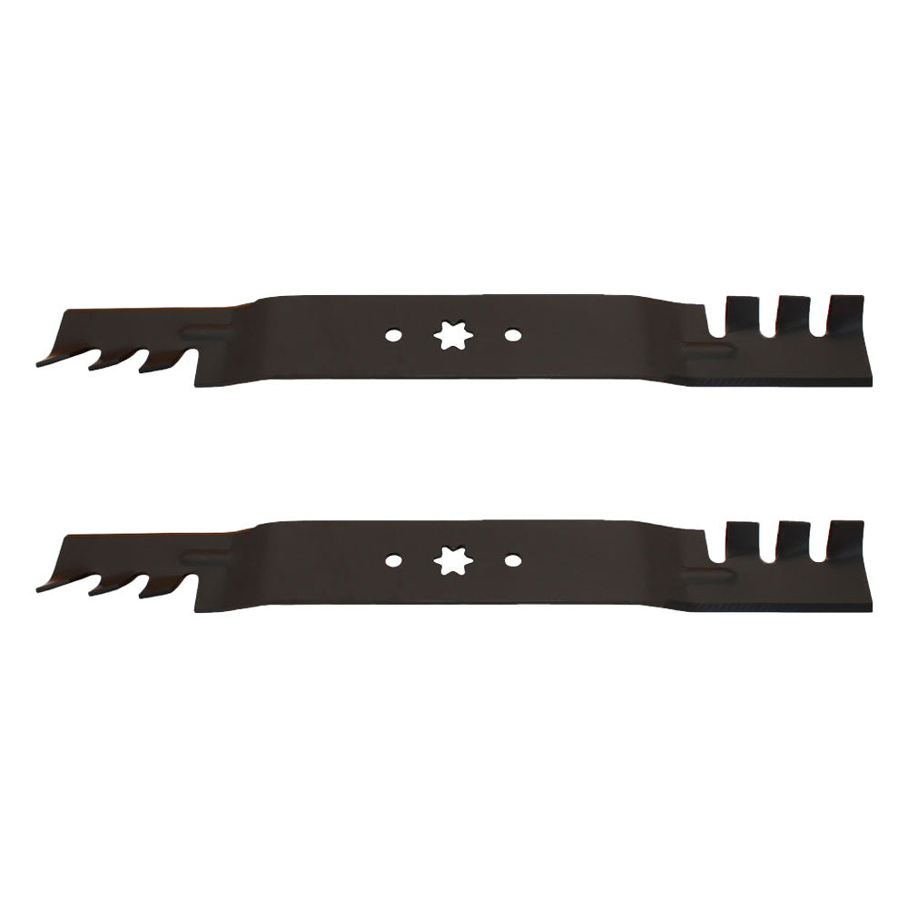 Qty 2: Toothed Commercial Mulching Blade Fits Bolens Replaces 742-0616