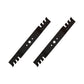 Qty 2: Toothed Commercial Mulching Blade Fits Cub Cadet Replaces 742-04126