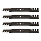 QTY 4: Toothed Commercial Mulching Blade
 Fits Bolens Replaces 742-0616