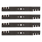 (4) 742-0616 Toothed Mulching Blades Fits Cub Cadet, Fits MTD, Fits Troy-Bilt