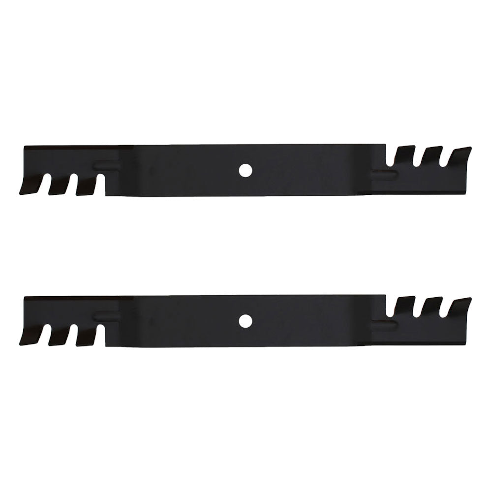 Qty 2: Toothed Mulching Blade
 Fits Exmark Replaces 106-2247-03