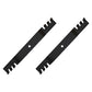Qty 2: Toothed Mulching Blade
 Fits Exmark Replaces 106-2247-03