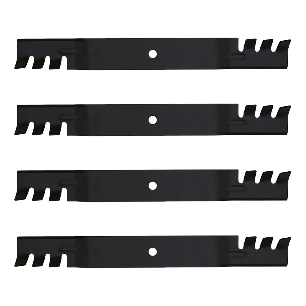 Qty 4: Toothed Mulching Blade  Fits Toro Replaces 106-2247-03