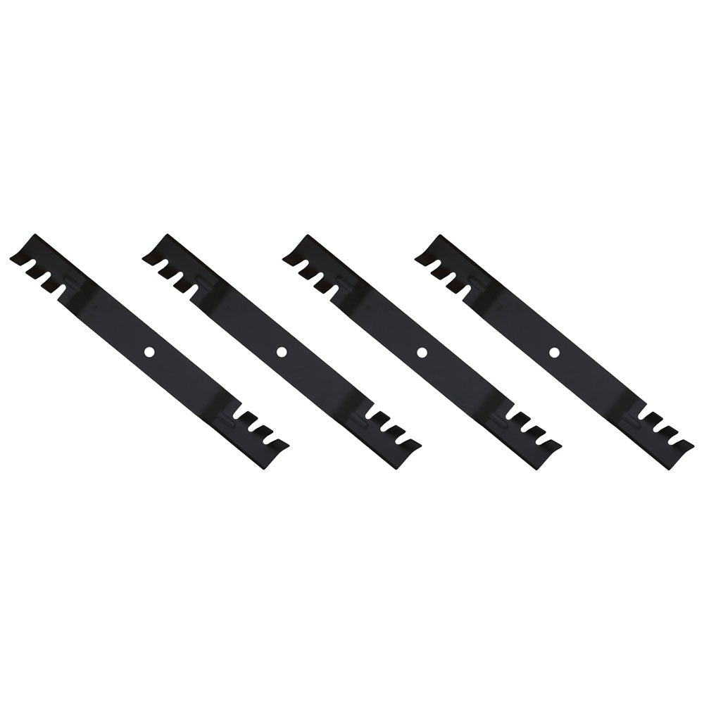 Qty 4: Toothed Mulching Blade  Fits Toro Replaces 106-2247-03