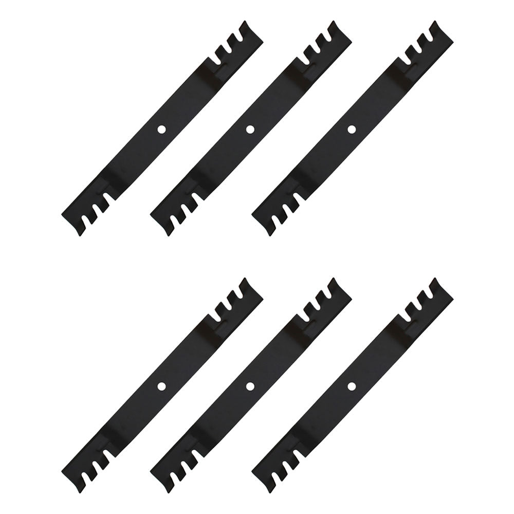 Qty 6: Toothed Mulching Blade Fits Toro Replaces 106-2247-03