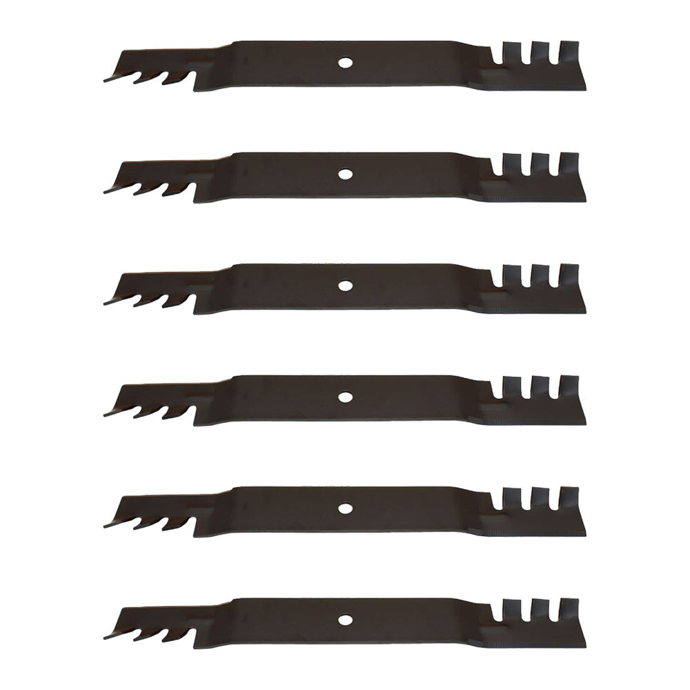 Qty 6: Toothed Mulching Blade Fits Toro Replaces 106-2247-03