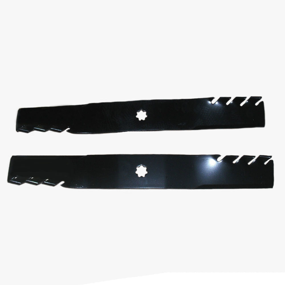 (2) Mulching Blades Fits John Deere 38" M112991 M82408 M83459 M84472