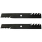(2) Mulching Blades Fits John Deere 38" M112991 M82408 M83459 M84472