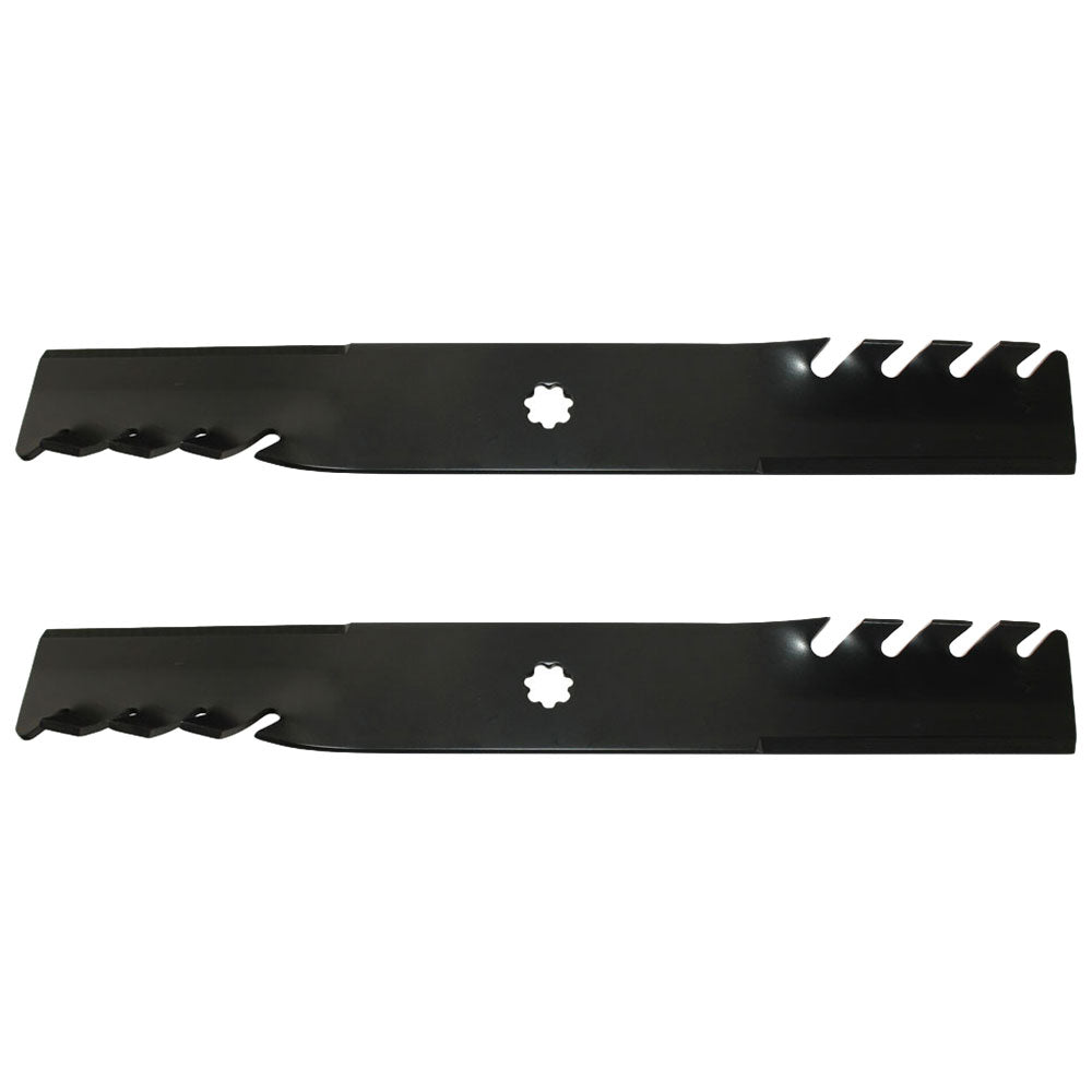 (2) Mulching Blades Fits John Deere 38" M112991 M82408 M83459 M84472