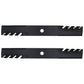 (2) Mulching Blades Fits John Deere 38" M112991 M82408 M83459 M84472