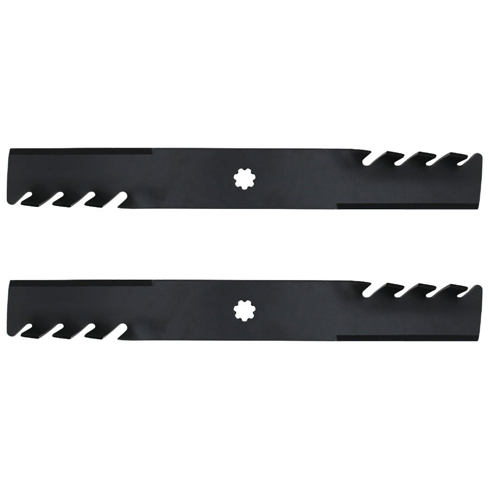 (2) Mulching Blades Fits John Deere 38" M112991 M82408 M83459 M84472