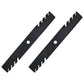 (2) Mulching Blades Fits John Deere 38" M112991 M82408 M83459 M84472