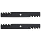 (2) Mulching Blades Fits John Deere 38" M112991 M82408 M83459 M84472