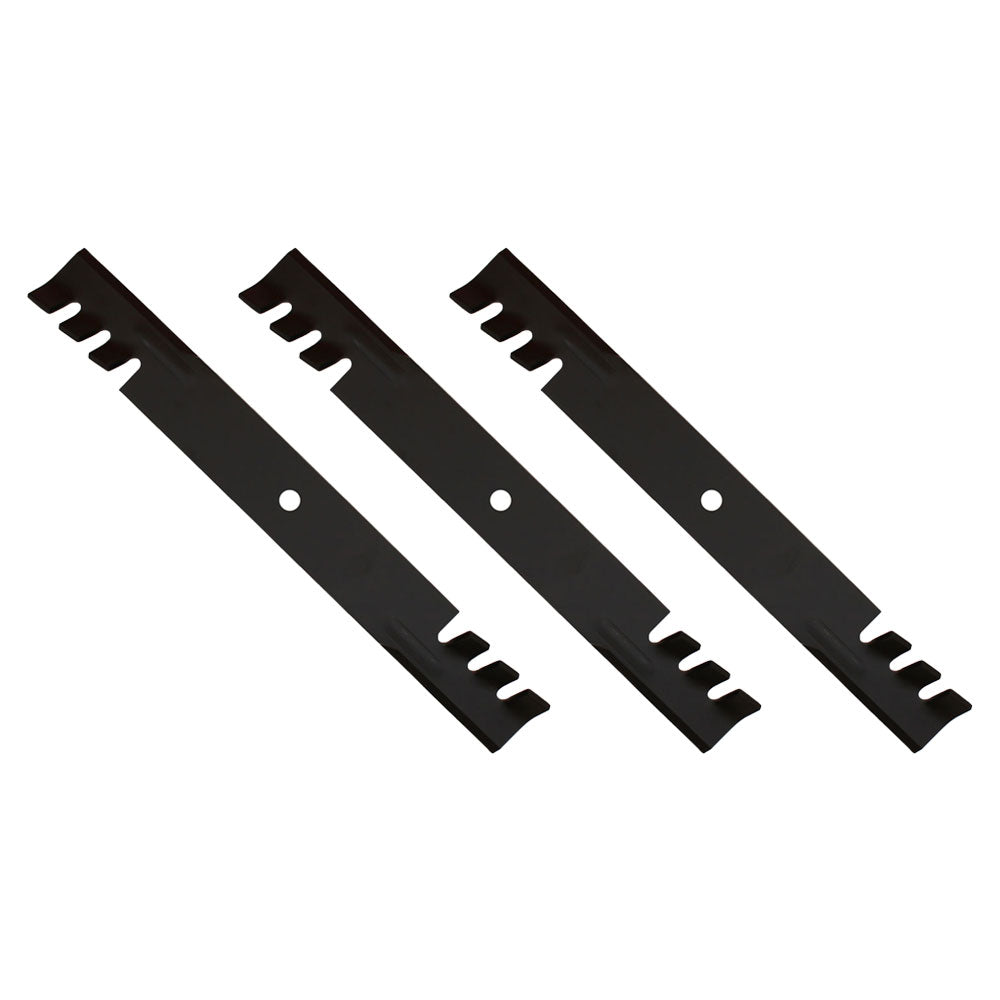 Three Pack 396-740 Toothed Blades Fits Exmark 103-2530 613111