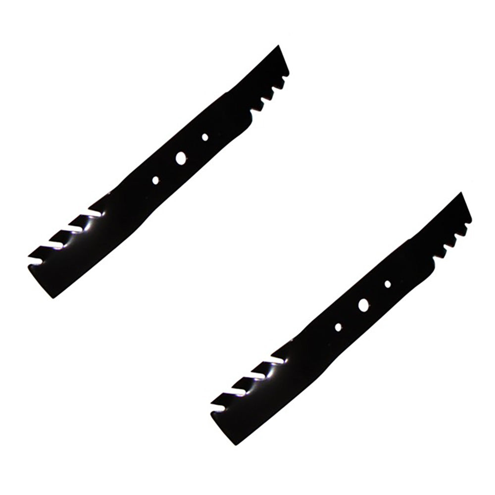 19.50" Mulching Mower Blade Pair AM100946 AM137324 Fits JD LT155 LT166 38" Deck