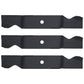 Set of (3) Lawn Mower Blades Fits Cub Cadet Models Garden Tractor 759-3841
