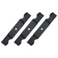 3 HD Blades Fits Cub Cadet GT2554 SLT1554 GT1554 295 290 Z54 Z54L 54 CUT Usa