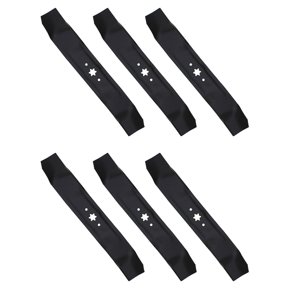 Qty. 6: Mulching Blade
 Fits Troy Bilt Replaces 742-0610