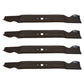 Qty 4: Standard Lift Mower Blade Fits Cub Cadet Replaces 742-04244