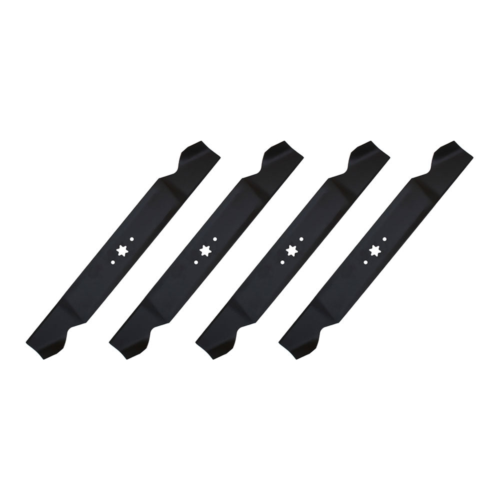 Qty 4: Standard Lift Mower Blade Fits Troy Bilt Replaces 742-04244