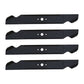 4 Lawn Mower Blades fits MTD Riding Mower 46" Deck 942-04244A 942-04290