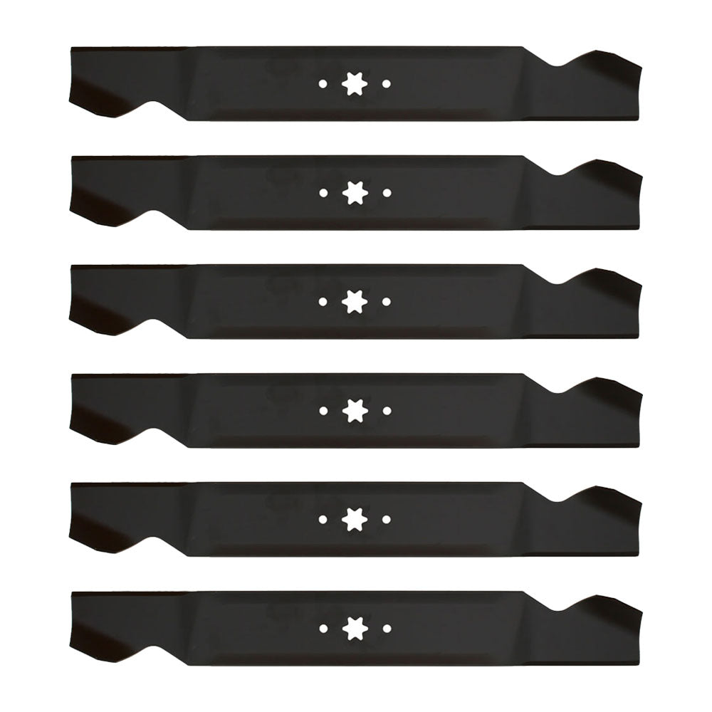 Qty 6: Standard Lift Mower Blade Fits Yard Man Replaces LAB50-0148_x6