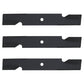 (3) XHT Notched Fits Hi-Lift Blades fits Scag Models Replaces Part Number 481710