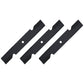 (3) XHT Notched Fits Hi-Lift Blades fits Scag Models Replaces Part Number 481710