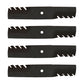 Qty 4: Mulching Blade Fits Bobcat Replaces 03239