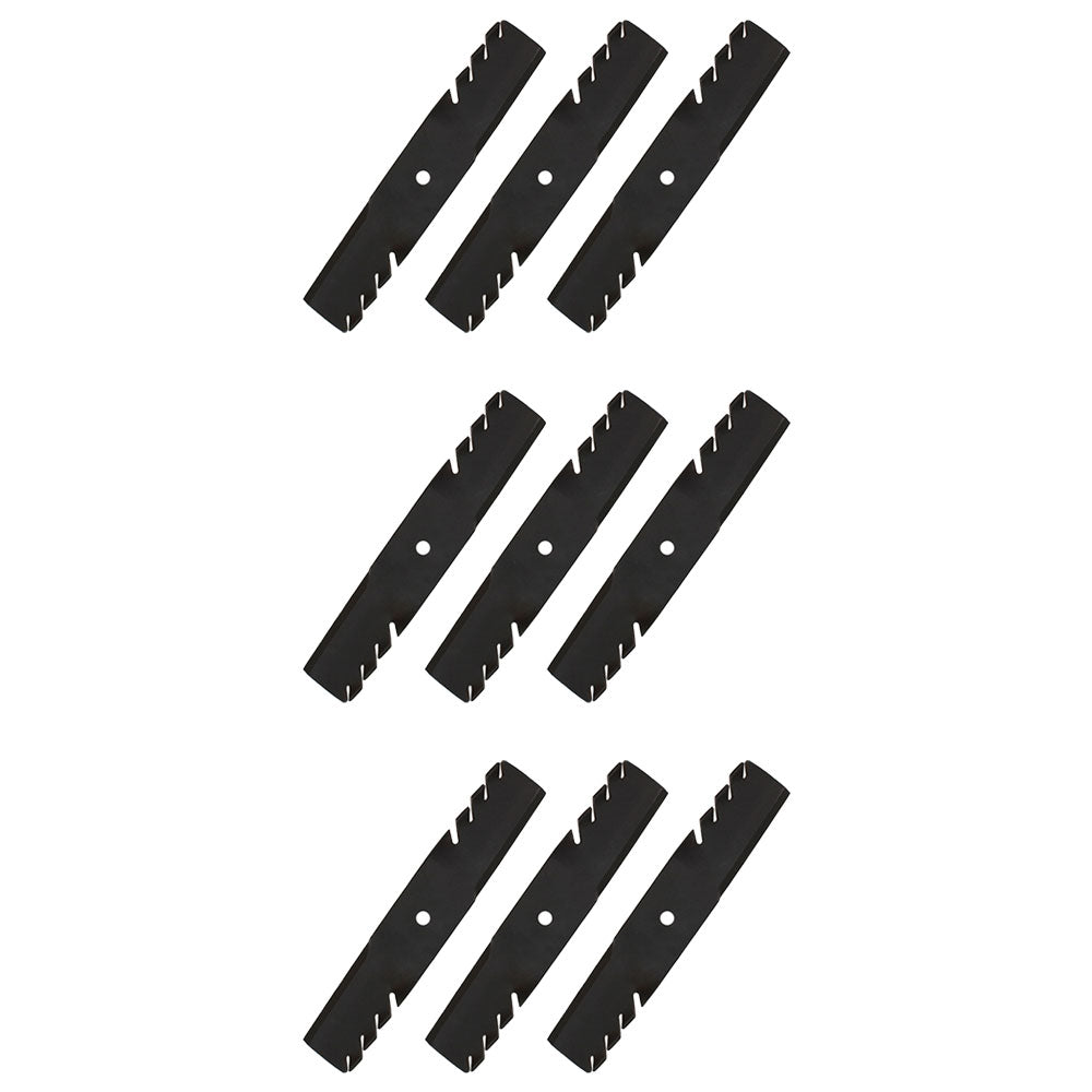 (9 Pk.)9988-RPLC'S Fits Exmark BLADE 16-1/4"X 5/8" 1-403148,103-6581-S H.DUTY MU