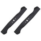 Qty 2: High Lift Mower Blade
 Fits MTD Replaces 742-04244