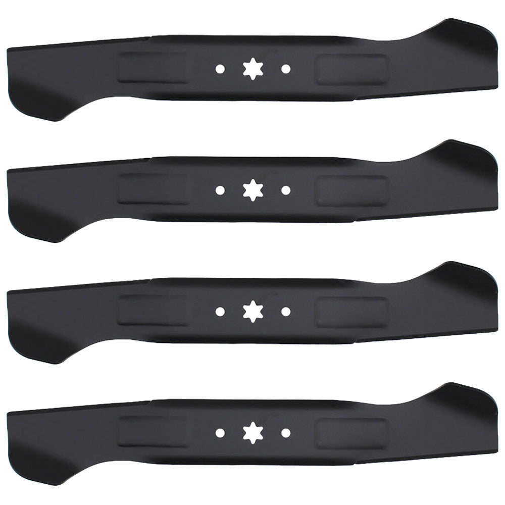 Qty 4: High Lift Mower Blade Fits Yard Man Replaces LAB50-0151_x4