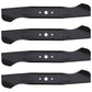 Qty 4: High Lift Mower Blade Fits Troy Bilt Replaces 742-04244A