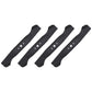 Qty 4: High Lift Mower Blade Fits MTD Replaces 742-04244