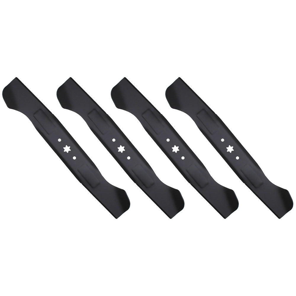 Qty 4: High Lift Mower Blade Fits MTD Replaces 742-04244
