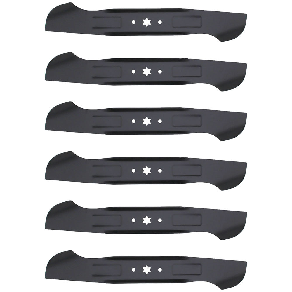 Qty 6: High Lift Mower Blade Fits MTD Replaces 742-04244