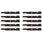 10PK 52" Blades Fits Exmark 103-6402 15/16 Center Hole 92-030 Metro Turf Tracer
