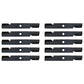 Qty 10: Notched Air-Lift Mower Blade
 Fits Exmark Replaces 103-6387