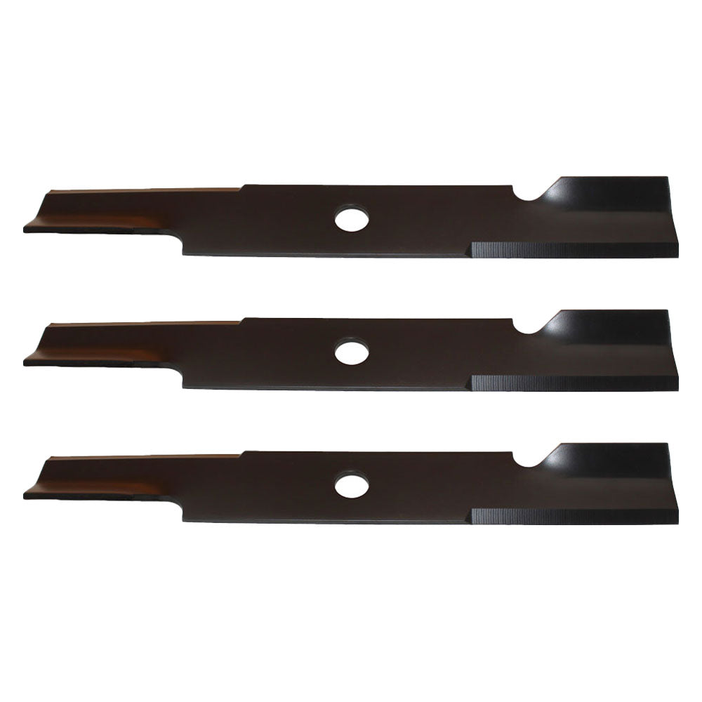 Qty 3: Notched Air-Lift Mower Blade Fits Exmark Replaces 103-6387