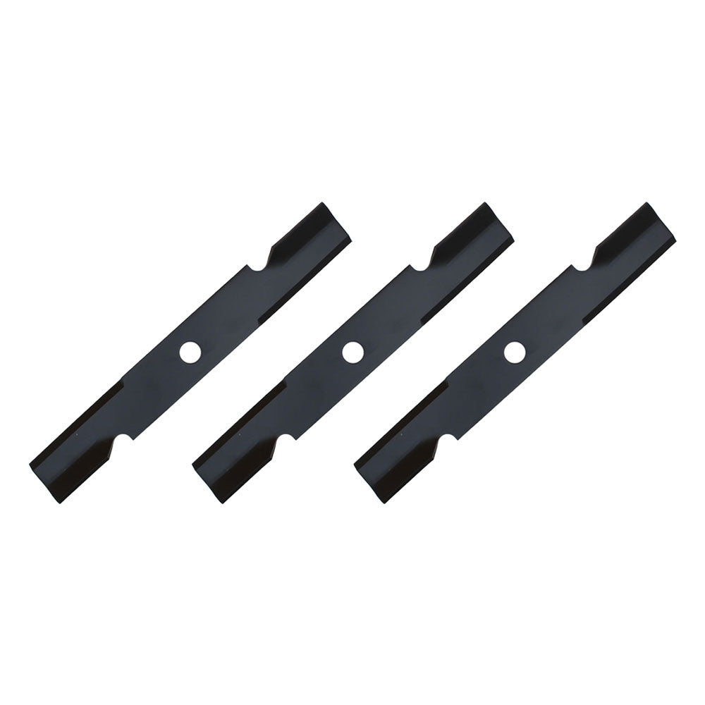 3 Pack Notched Hi Lift HD Blades For 52" Fits Exmark Decks 103-6402 103-6402-S 1