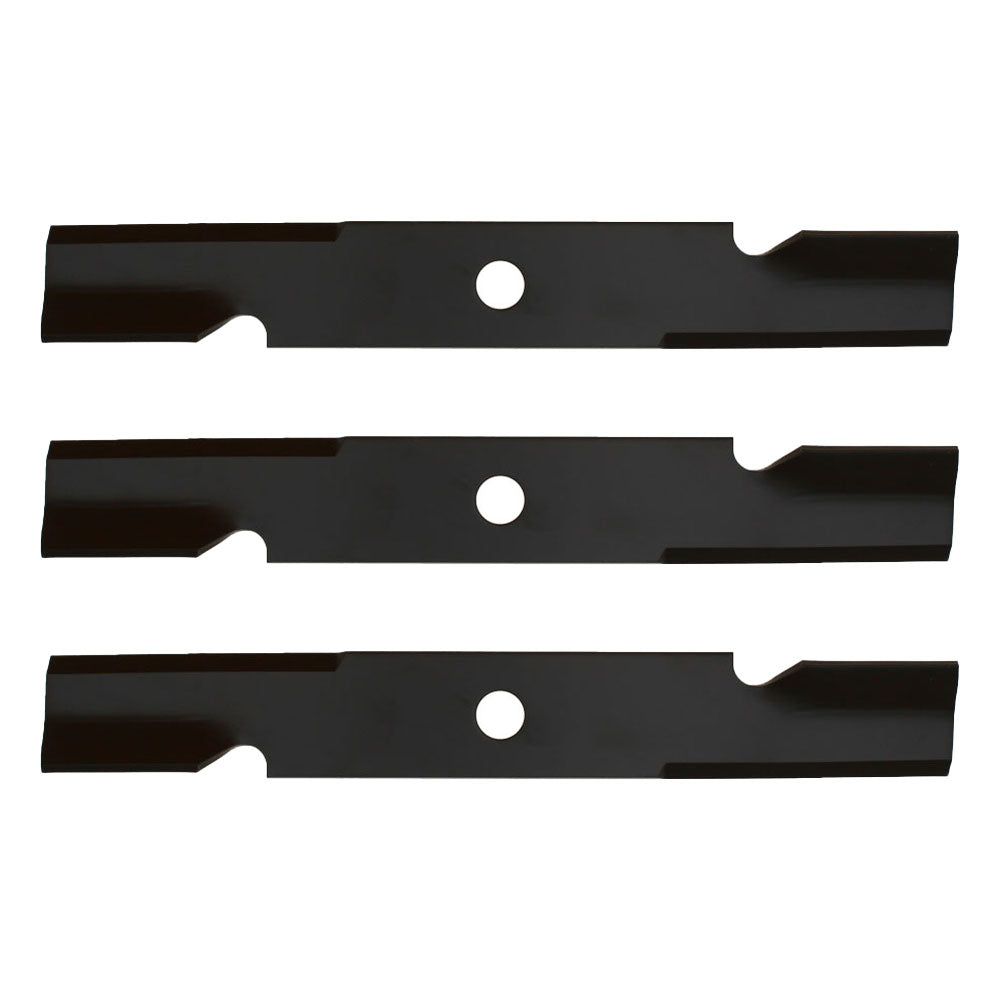 3 Pack Notched Hi Lift HD Blades For 52" Fits Exmark Decks 103-6402 103-6402-S 1