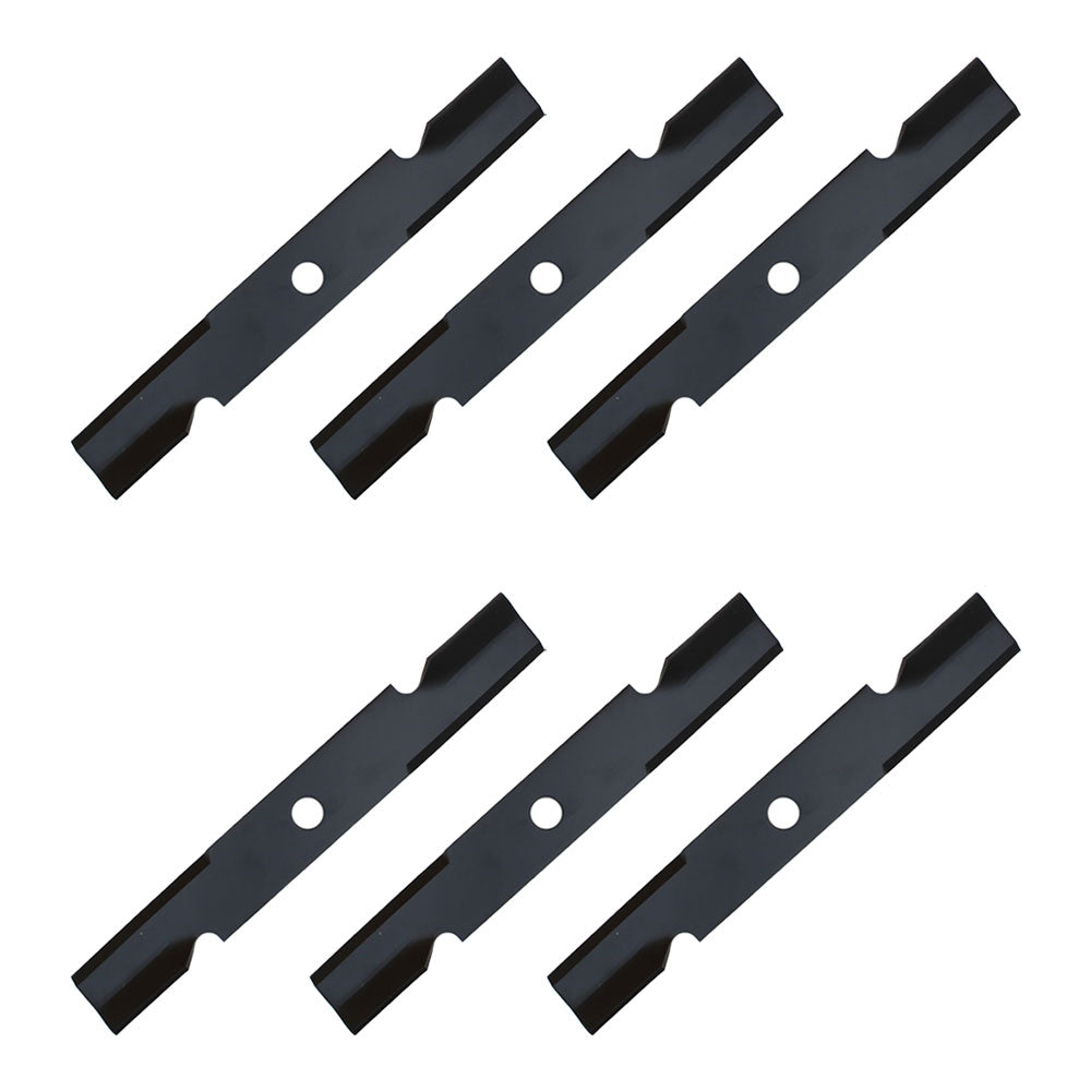 6PK Blades Lawn Mower 52" Fits Exmark 15/16" Center Hole 103-6402