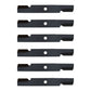 Qty 6: Notched Air-Lift Mower Blade Fits Exmark Replaces 103-6387