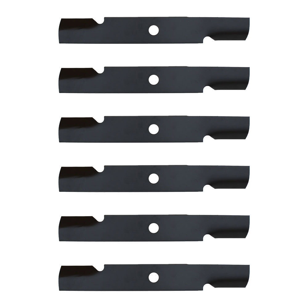 6PK Blades Lawn Mower 52" Fits Exmark 15/16" Center Hole 103-6402