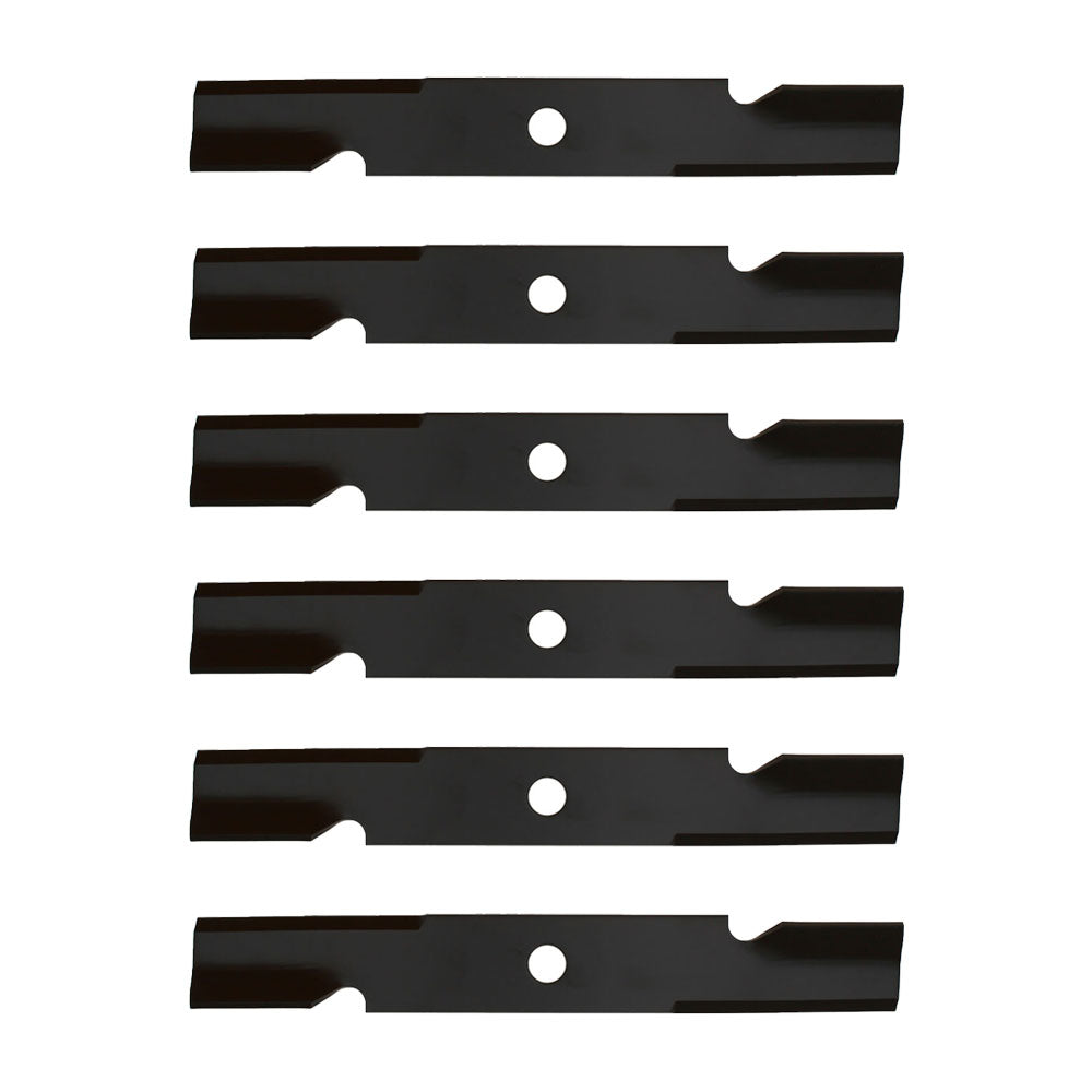 6PK Blades Lawn Mower 52" Fits Exmark 15/16" Center Hole 103-6402