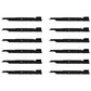 Qty 12: Mower Blade Fits Great Dane Replaces 00878100
